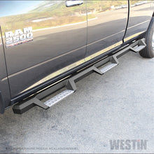 Load image into Gallery viewer, Westin/HDX 10-18 Ram 2500/3500 Crew Cab (8ft Bed) Drop Wheel to Wheel Nerf Step Bars - Txt Black