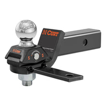 Load image into Gallery viewer, Curt RockerBall Cushion Hitch w/ Sway Tab (2-5/16in Ball / 2in Shank)