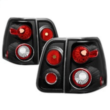 Load image into Gallery viewer, Spyder Lincoln Navigator 03-06 Euro Style Tail Lights Black ALT-YD-LN03-BK