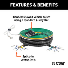 Load image into Gallery viewer, Curt 04-07 Chevrolet Trailblazer Custom Towed-Vehicle RV Wiring Harness