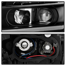 Load image into Gallery viewer, xTune 14-18 Chevy Impala (Excl Limited) DRL Halogen Projector Headlights - Blk (PRO-JH-CIM15-LB-BK)