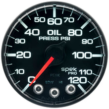 Load image into Gallery viewer, Autometer Spek-Pro 52.4mm 0-120 PSI Digital Stepper Motor Oil Pressure Gauge
