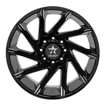 Load image into Gallery viewer, RBP 77R Spike 20x10 6x139.7 BP / 5.5 BS / 0mm Offset 78mm CB Gloss Black w/Machined Accent Wheel