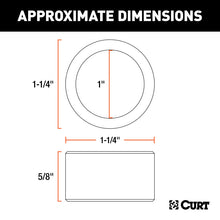Load image into Gallery viewer, Curt Reducer Bushing (From 1-1/4in to 1in Shank Packaged)