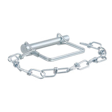 Load image into Gallery viewer, Curt 3/8in Safety Pin w/12in Chain (2-3/4in Pin Length)
