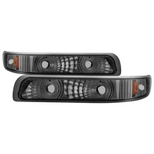 Load image into Gallery viewer, xTune Chevy Silverado 99-02 Amber Reflector Bumper Lights Smoke CBL-JH-CS99-AM-SM