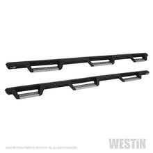 Load image into Gallery viewer, Westin/HDX 07-19 Chevrolet Silverado 2500 8ft Drop Wheel to Wheel Nerf Step Bars - Textured Black