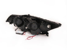 Load image into Gallery viewer, ANZO 2009-2012 Acura TSX Projector Headlights w/ Halo Black (CCFL) (HID Compatible)