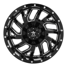 Load image into Gallery viewer, RBP 65R Glock 20x10 5x114.3 BP / 6 BS / 10mm Offset 78mm CB Gloss Black w/Machined Grooves Wheel