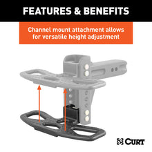 Load image into Gallery viewer, Curt Adjustable Channel Mount Hitch Step