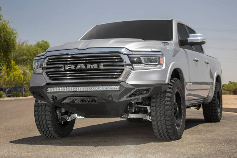 Addictive Desert Designs 2019 Ram 1500 Hammer Black Stealth Fighter Front Bumper