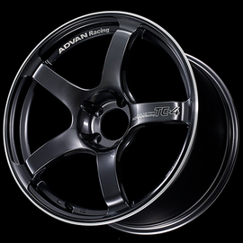 Advan TC4 18x10.5 +15 5x114.3 Racing Gun Metallic and Ring Wheel
