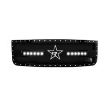 Load image into Gallery viewer, RBP RX-3 Midnight Edition Black LED Bar Grille (Studded) 07-13 GMC Sierra 1500 (Except All-Terrain)