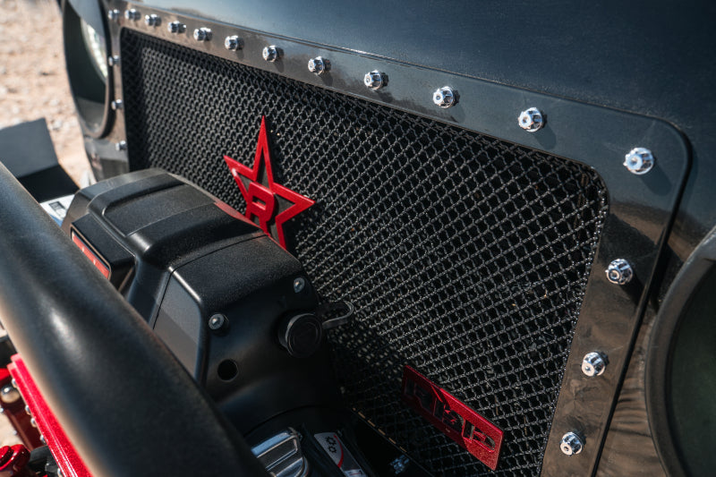 RBP NDX Series All Black Grille 07-17 Jeep Wrangler