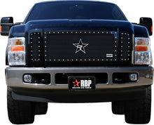 Load image into Gallery viewer, RBP RX-5 Halo Series Stud Frame 1pc. Grille 08-10 Ford Super Duty F250/F350 (Except Harley) - Black