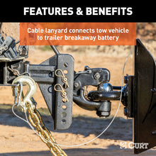 Load image into Gallery viewer, Curt Soft-Trac 1 Breakaway Kit w/Charger