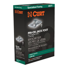 Load image into Gallery viewer, Curt Pin-On Jack Foot (Fits 2in Tube 2000lbs 1-11/16in Height Packaged)