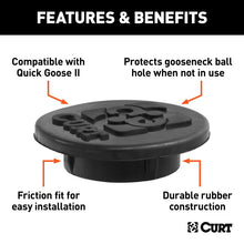 Load image into Gallery viewer, Curt Quick Goose Gooseneck Hitch Rubber Cap