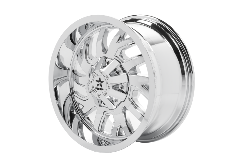 RBP 65R Glock 20x10 8x165.1 BP / 5.5 BS 0mm Offset 121.3mm CB (Hub Centric) Chrome Wheel