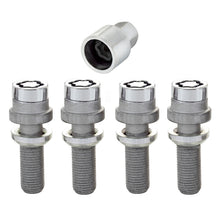 Load image into Gallery viewer, McGard Wheel Lock Bolt Set - 4pk. (Radius Seat) M14X1.5 / 19mm Hex / 35.4mm Shank Length - Chrome