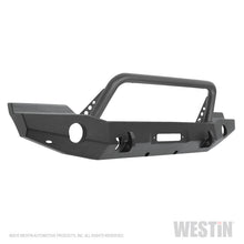 Load image into Gallery viewer, Westin 07-18 Jeep Wrangler JK WJ2 Full Width Front Bumper w/Bull Bar Textured Black