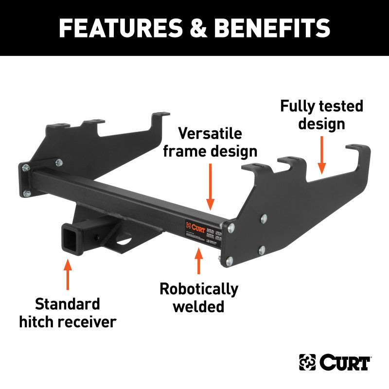 Curt Universal Class 5 Multi-Fit Trailer Hitch w/2in Receiver BOXED