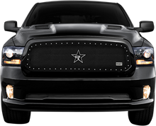 Load image into Gallery viewer, RBP RX-5 Halo Series Studded Frame 1pc. Grille 13-17 Dodge Ram 1500 - Black