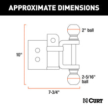 Load image into Gallery viewer, Curt Replacement Adjustable Multipurpose Ball Mount Head for 45049