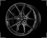 Gram Lights 57FXZ 19x8.0 +45 5x100 Super Dark Gunmetal and Machining Rim Edge DC Wheel