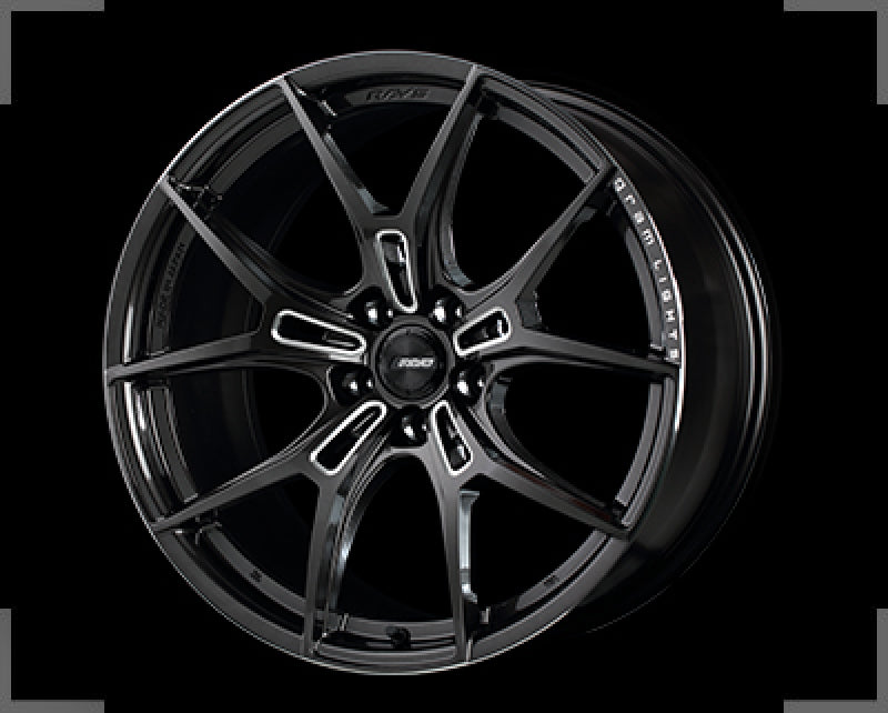 Gram Lights 57FXZ 19x8.5 +36 5x120 Super Dark Gunmetal and Machining Rim Edge DC Wheel