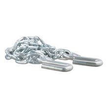 Load image into Gallery viewer, Curt 48in Safety Chain w/2 S-Hooks (2000lbs Clear Zinc Packaged)