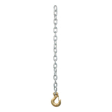 Load image into Gallery viewer, Curt 35in Safety Chain w/1 Clevis Hook (16200lbs Yellow Zinc)