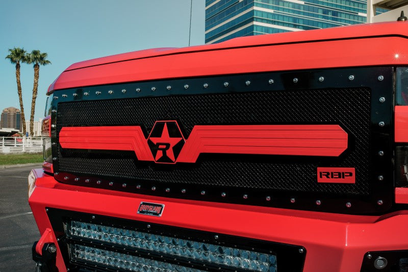 RBP NDX Series All Black Grille 15-17 Chevy Silverado 2500/3500
