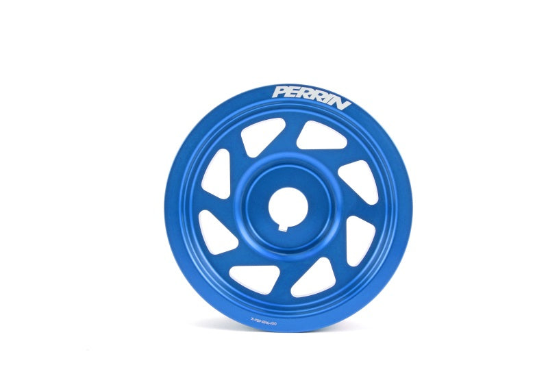 Perrin 93-11 Subaru Impreza / 02-14 WRX / 04-21 STI EJ Crank Pulley - Blue