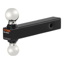 Load image into Gallery viewer, Curt Multi-Ball Mount (2in Hollow Shank 2in &amp; 2-5/16in Chrome Balls)