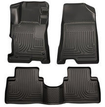Load image into Gallery viewer, Husky Liners 11-12 Kia Sportage WeatherBeater Combo Black Floor Liners