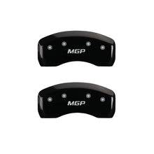 Load image into Gallery viewer, MGP 2 Caliper Covers Engraved Rear MGP Black Finish Silver Characters 2016 Ford Focus