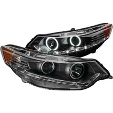Load image into Gallery viewer, ANZO 2009-2012 Acura TSX Projector Headlights w/ Halo Black (CCFL) (HID Compatible)