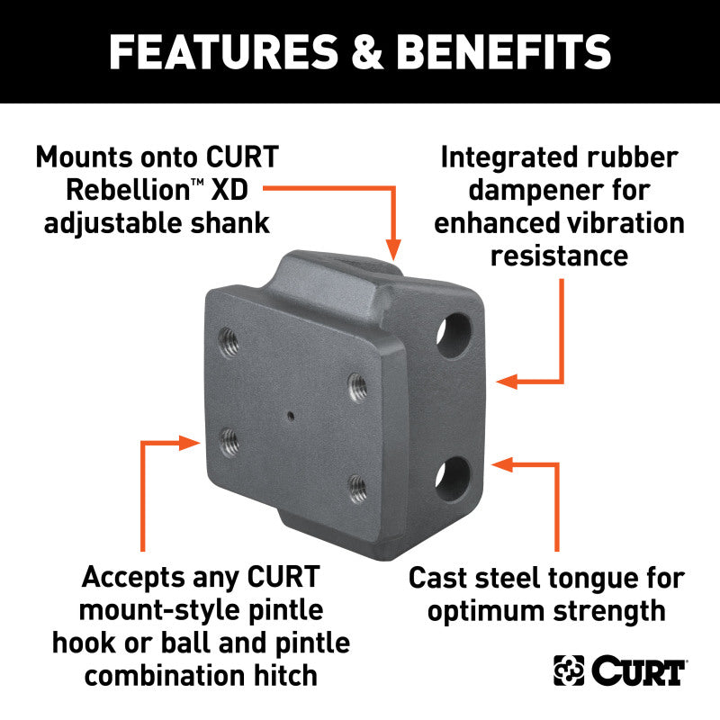 Curt Rebellion XD Pintle Mount Attachment