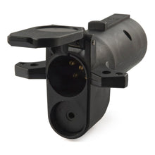 Load image into Gallery viewer, Curt Adapter w/Alarm (7-Way RV Blade to 6-Way Round Trailer Center Pin Auxiliary)