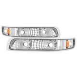 xTune Chevy Silverado 99-02 / Chevy Suburban/Tahoe 00-06 Amber Bumper Lights Euro CBL-JH-CS99-AM-E