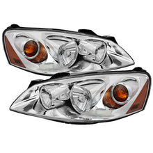Load image into Gallery viewer, xTune Pontiac G6 05-10 (09-10 Fit w/Amber Turn Signal) Crystal Headlights Chrome HD-JH-PG605-AM-C