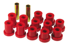 Load image into Gallery viewer, Prothane 56-57 Chevy Full Rear Spring Bushings - Red