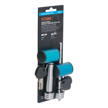 Load image into Gallery viewer, Curt Right-Angle Hitch &amp; Coupler Lock Set (2in Receiver 1in to 3in Latch)