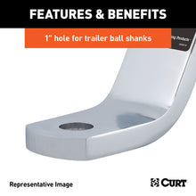 Load image into Gallery viewer, Curt Class 3 Ball Mount (2in Shank 7500lbs 6in Drop 9-1/4in Long Chrome)