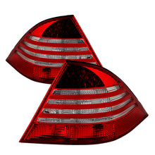 Load image into Gallery viewer, xTune Mercedes Benz W220 S-Class 00-05 LED Tail Lights Red Clear ALT-JH-MBW220-LED-RC