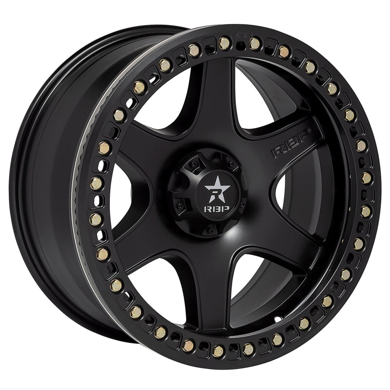 RBP 50R Cobra 17x9.0 6x135 BP / 4.5 BS -12mm Offset 87mm CB (Hub Centric) Black w/Black Ring Wheel