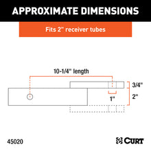Load image into Gallery viewer, Curt Class 3 Ball Mount (2in Shank 7500lbs 2in Drop 10-1/4in Long)