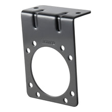Load image into Gallery viewer, Curt Connector Mounting Bracket for 7-Way RV Blade (Heavy-Duty Black)