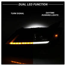 Load image into Gallery viewer, xTune 14-18 Chevy Impala (Excl Limited) DRL Halogen Projector Headlights - Blk (PRO-JH-CIM15-LB-BK)